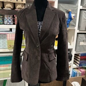 Banana Republic Brown Blazer Tailored Fit Notched Lapels